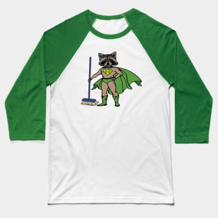 Super Raccoon Baseball T-Shirt